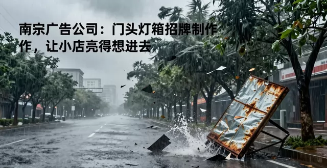 南宁广告公司:门头灯箱招牌制作,让小店亮得想进去