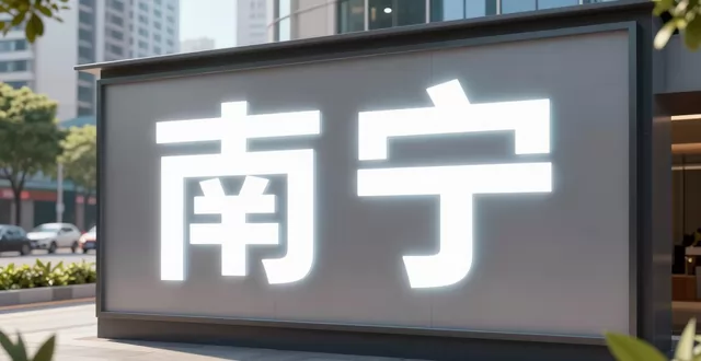 南宁广告公司 门头灯箱发光字制作哪家靠谱?