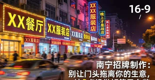 南宁招牌制作：别让门头拖累你的生意，这3点没做好等于白装