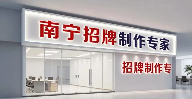 南宁招牌制作，门头灯箱、发光字，选南宁这家广告公司准没错