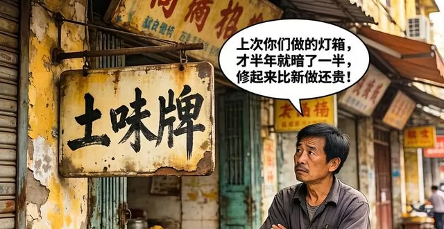扫街遇见的“土味招牌”,藏着南宁老板最硬核的生意经