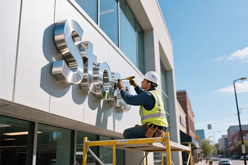 南宁楼顶大字制作安装:发光字、冲孔字、LOGO字专业定制