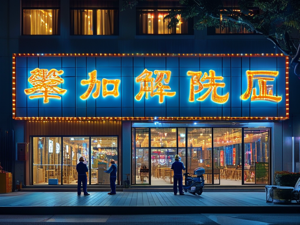 南宁恒兴广告LED发光字与门头灯箱制作工艺精湛，打造城市夜间亮丽风景线