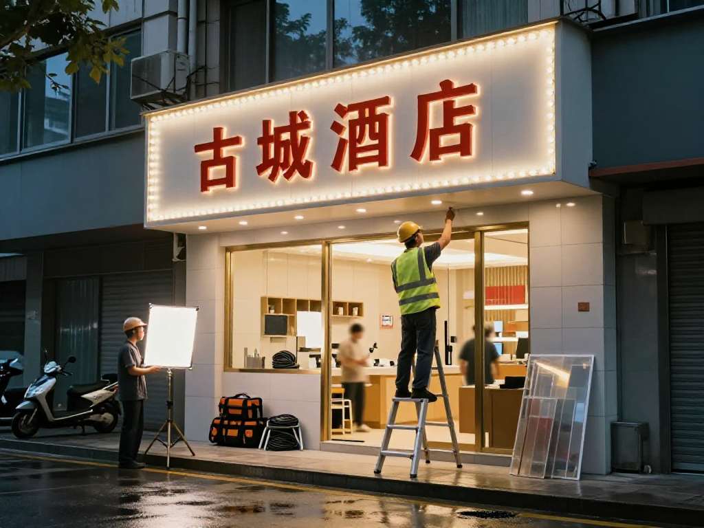 南宁广告制作工期怎么排-门头灯箱、户外广告牌、发光字交期指南-恒兴广告